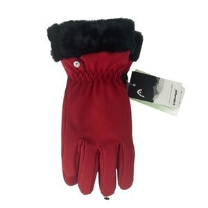 HEAD Faux Fur Trimmed Gloves